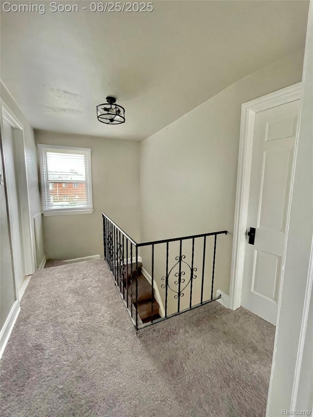10351 Kramer, Detroit, MI 48204 - staircase with carpet floors and baseboards
