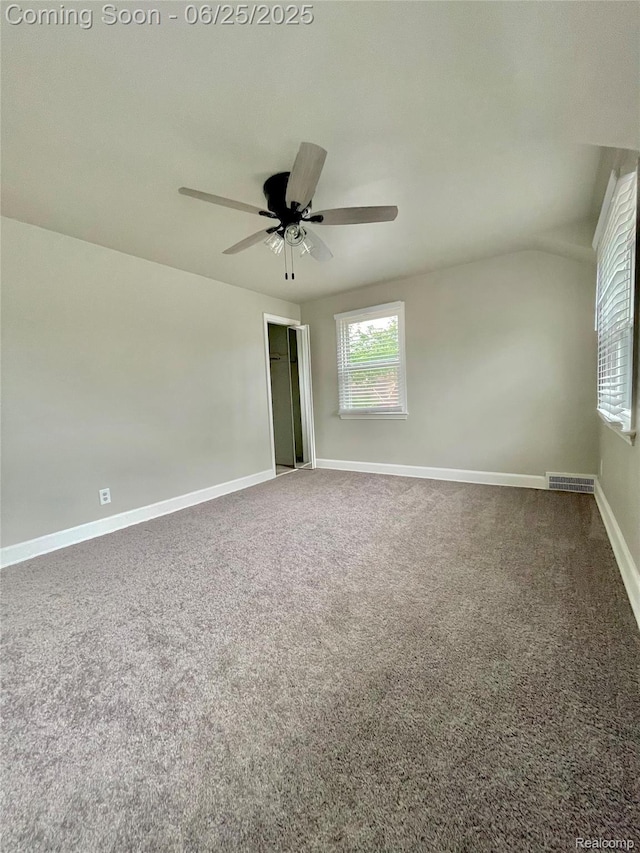 10351 Kramer, Detroit, MI 48204 - carpeted spare room with ceiling fan and baseboards