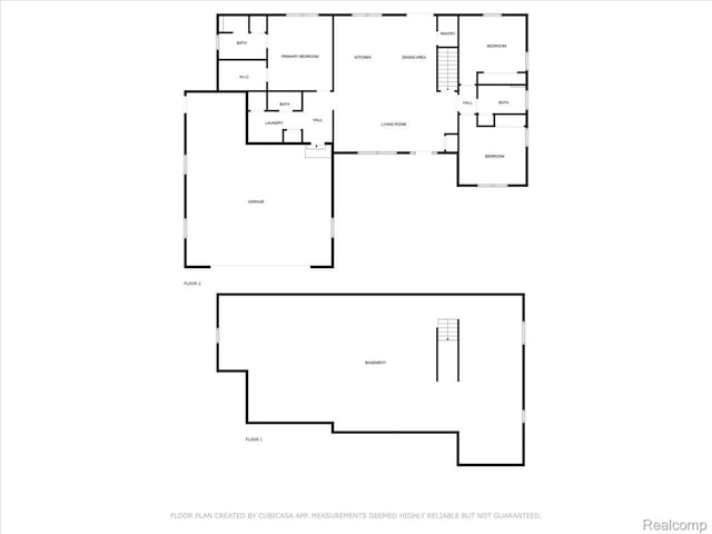 9711 Crawford, Columbus, MI 48063 - view of floor plan / room layout