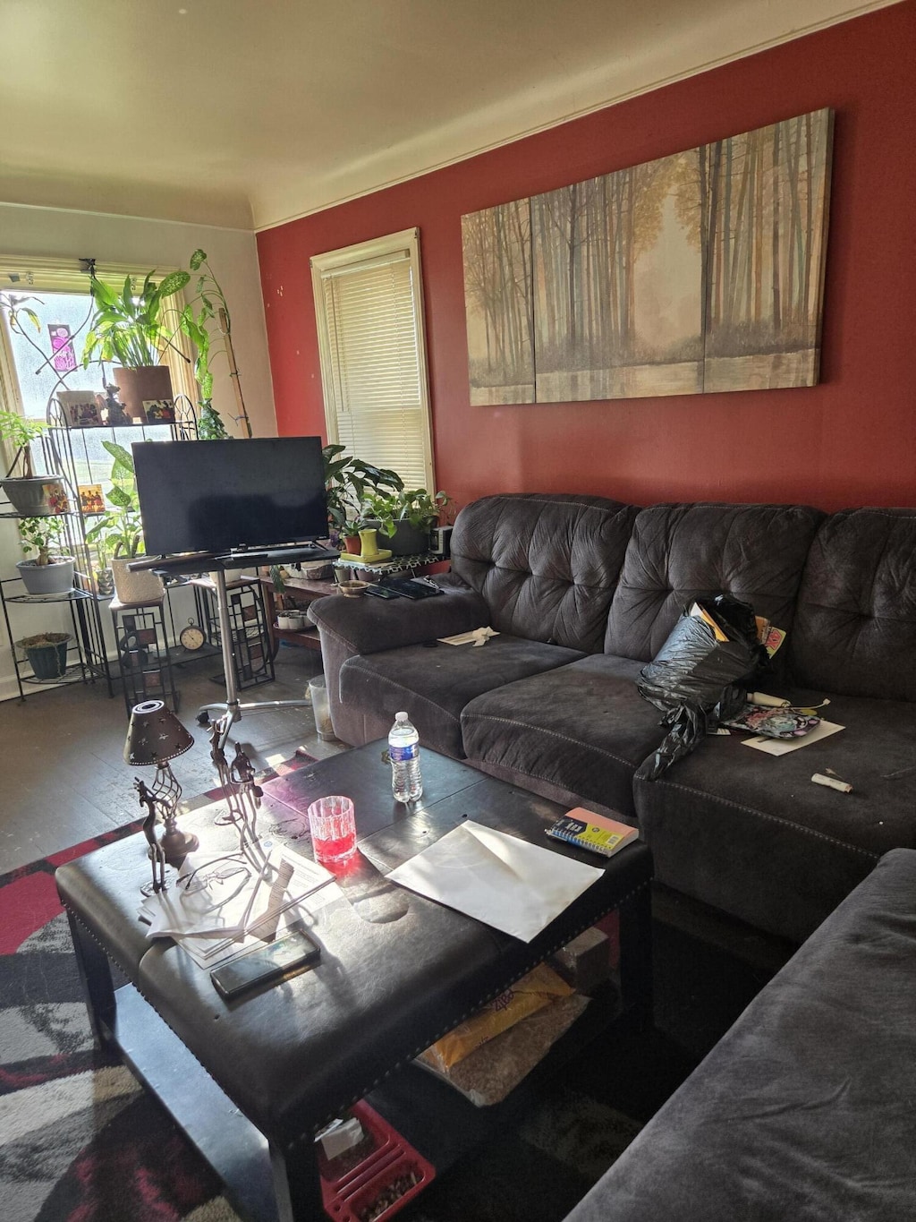 18510 Alcoy Ave, Detroit, MI 48205 - living room with wood finished floors