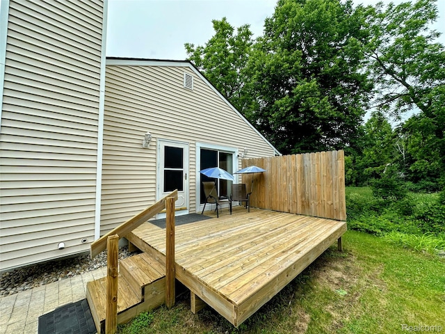 7841 Horseshoe Creek Ct, Whitmore Lake, MI 48189 - view of deck