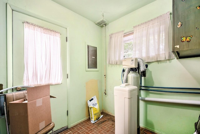 1538 Sheridan Ave, Niles, MI 49120 - laundry area featuring brick patterned flooring