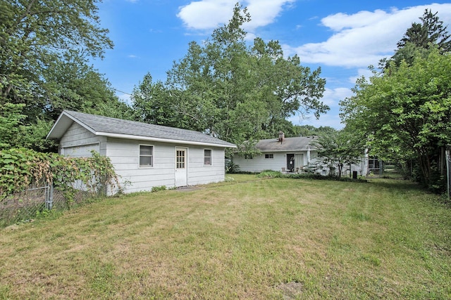 1538 Sheridan Ave, Niles, MI 49120 - back of house with an outdoor structure