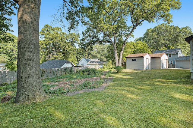 1507 Annie Ave NW, Grand Rapids, MI 49504 - view of yard featuring a storage shed