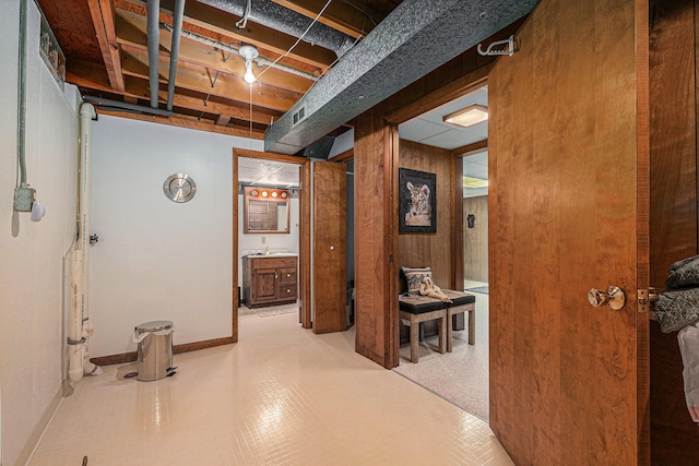1136 3 Mile Rd NW, Grand Rapids, MI 49544 - basement with a sink