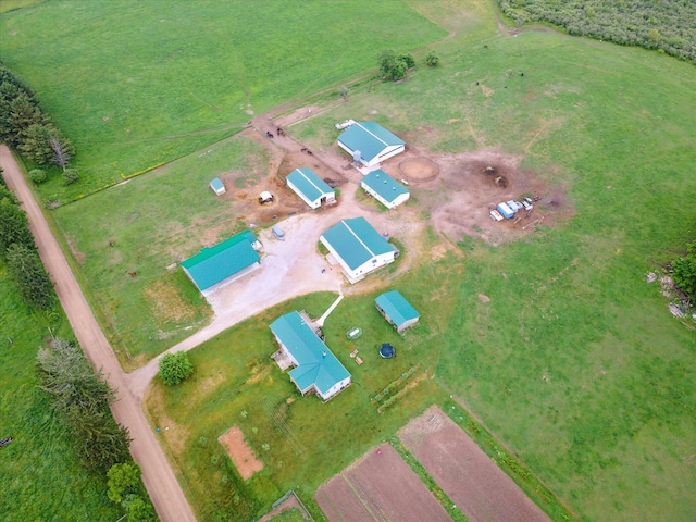 21576 220th Ave, Tustin, MI 49688 - aerial overview of property's location featuring rural landscape