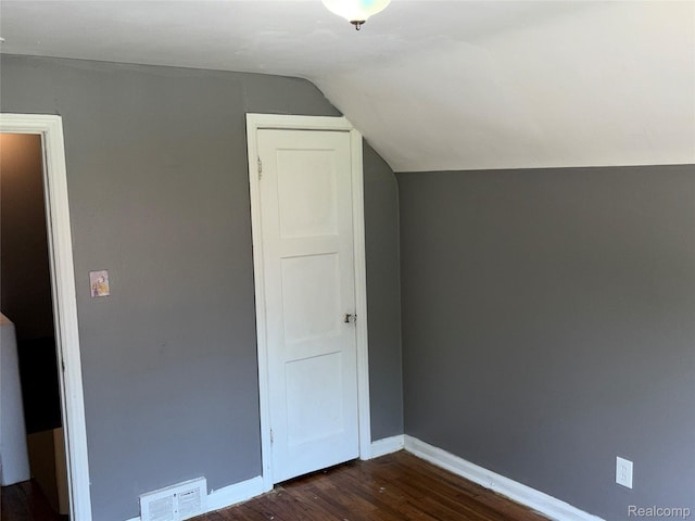 18582 Edinborough Rd, Detroit, MI 48219 - bonus room featuring lofted ceiling and dark wood-type flooring