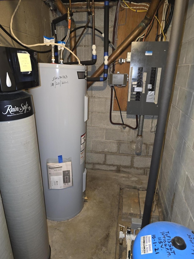 28548 Fairlane Dr, Dowagiac, MI 49047 - utilities with water heater and electric panel