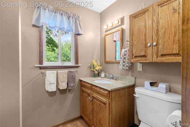 13256 Pine Valley Dr, Clio, MI 48420 - half bath featuring vanity and toilet