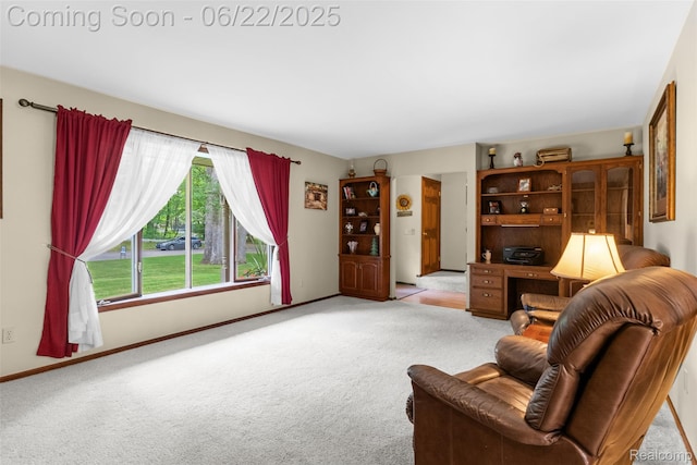 13256 Pine Valley Dr, Clio, MI 48420 - living area featuring light colored carpet