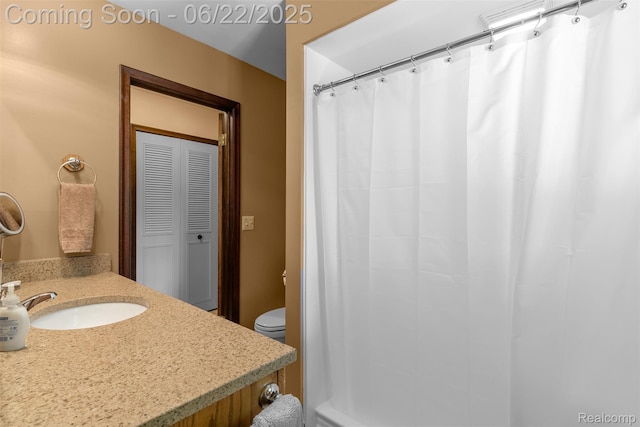 13256 Pine Valley Dr, Clio, MI 48420 - full bath with vanity and a shower with curtain