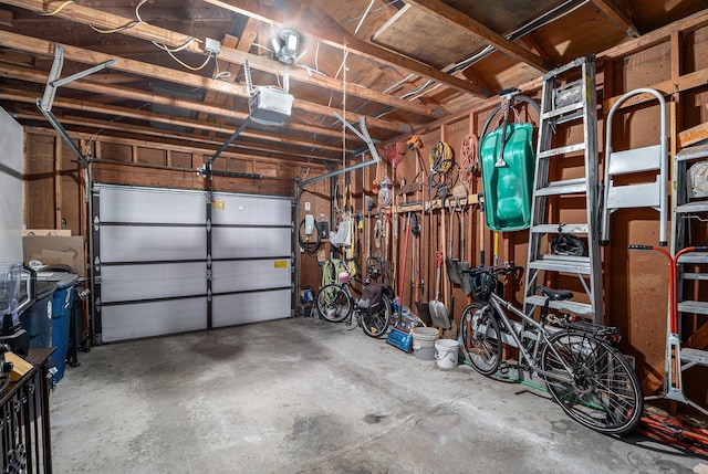 2519 Meade Ct, Ann Arbor, MI 48105 - garage with a garage door opener