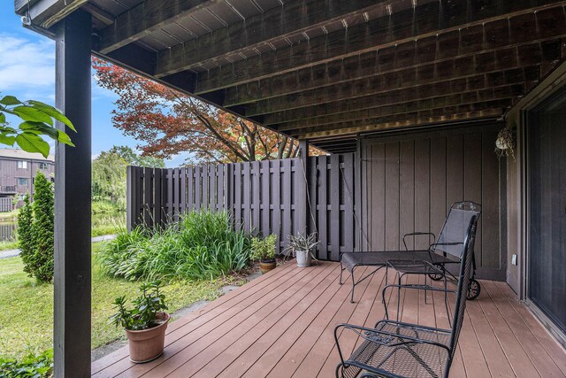 2519 Meade Ct, Ann Arbor, MI 48105 - view of deck