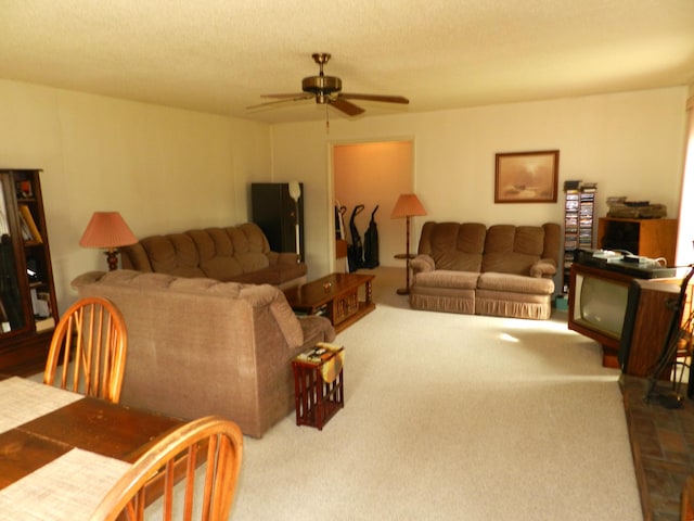 2865 Carrie Ln, Saint Joseph, MI 49085 - living room with ceiling fan and carpet