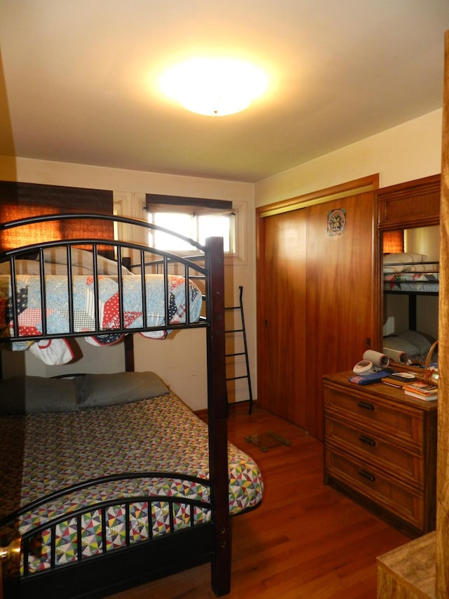 2865 Carrie Ln, Saint Joseph, MI 49085 - bedroom featuring wood finished floors and a closet