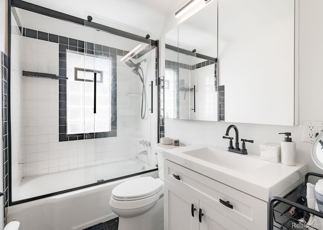 632 S Edison Ave, Royal Oak, MI 48067 - full bathroom with vanity and combined bath / shower with glass door