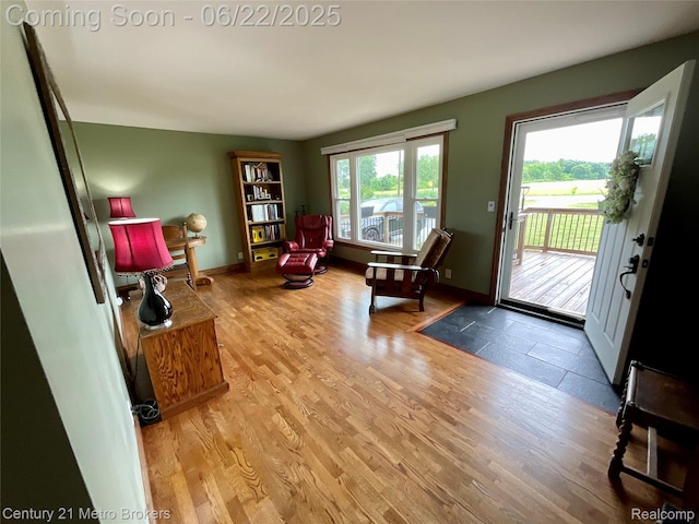 7094 Reid Rd, Swartz Creek, MI 48473 - living area with light wood-style flooring