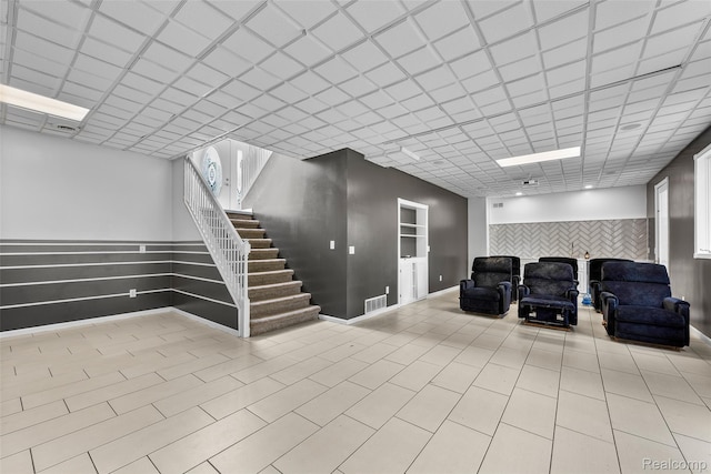 969 Bogie Lake Rd, White Lake, MI 48383 - lobby with stairway