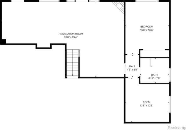 969 Bogie Lake Rd, White Lake, MI 48383 - view of property floor plan