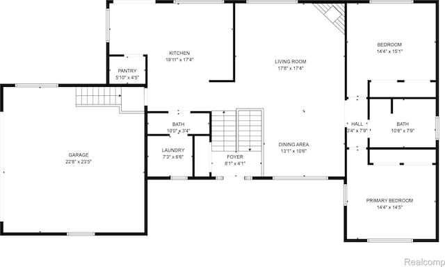 969 Bogie Lake Rd, White Lake, MI 48383 - view of room layout