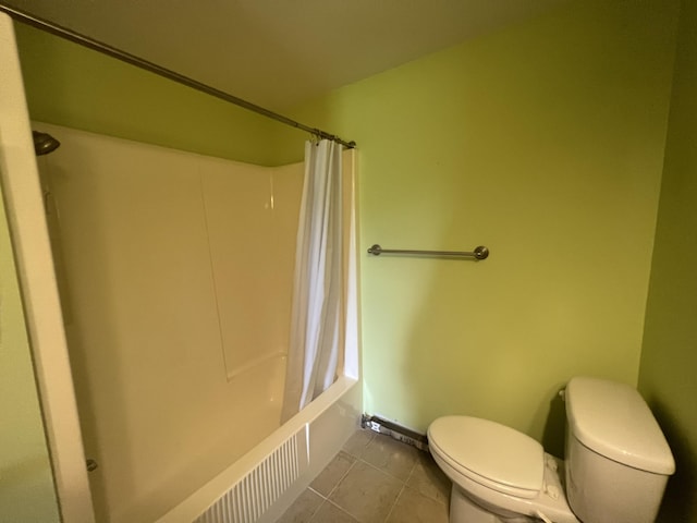 7567 S Bignham Ave, Newaygo, MI 49337 - full bathroom featuring tile patterned floors and shower / tub combo