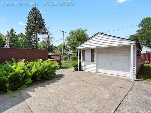 3299 Goodrich St, Ferndale, MI 48220 - detached garage featuring driveway