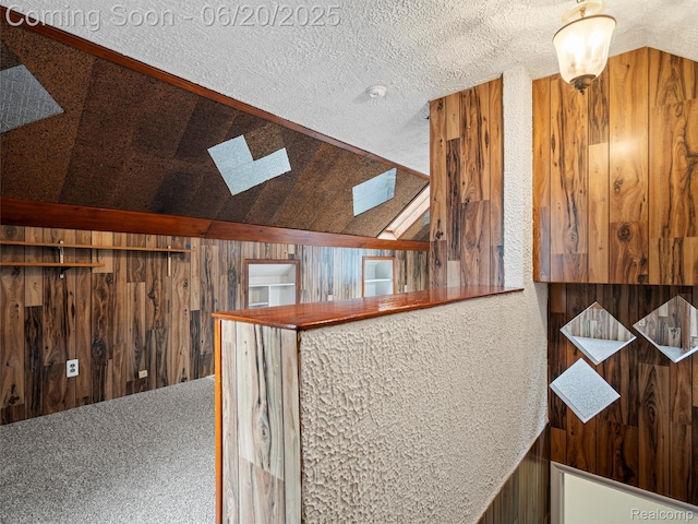 3299 Goodrich St, Ferndale, MI 48220 - detailed view of wood walls and a textured ceiling