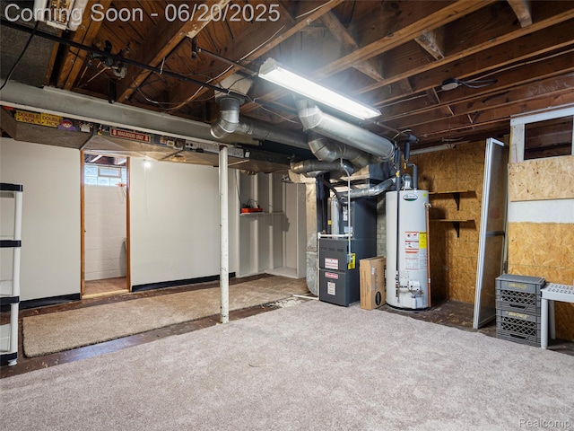 3299 Goodrich St, Ferndale, MI 48220 - below grade area featuring water heater and heating unit
