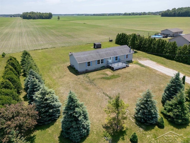 3227 S 11 Mile Rd, Auburn, MI 48611 - overview of rural landscape with farmland