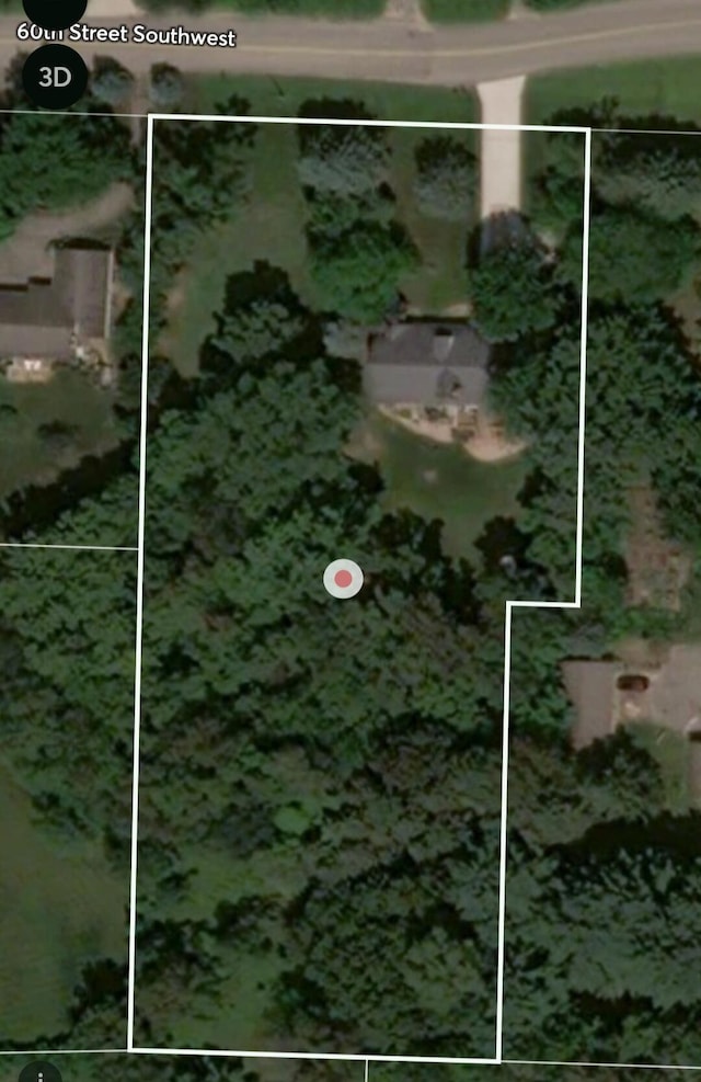 4662 60th St SW, Wyoming, MI 49418 - map / location with property boundaries highlighted