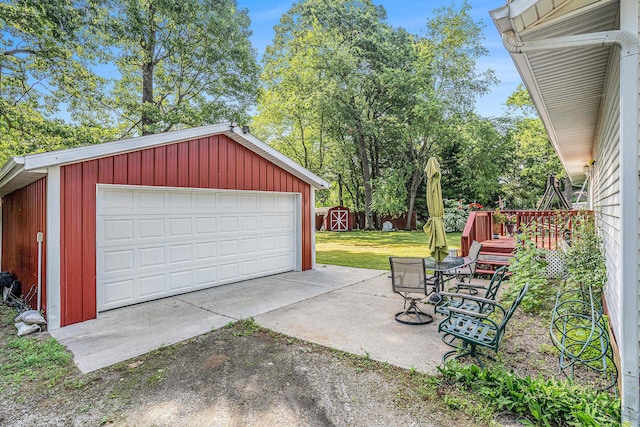 50 S Bock Rd, Muskegon, MI 49442 - view of detached garage