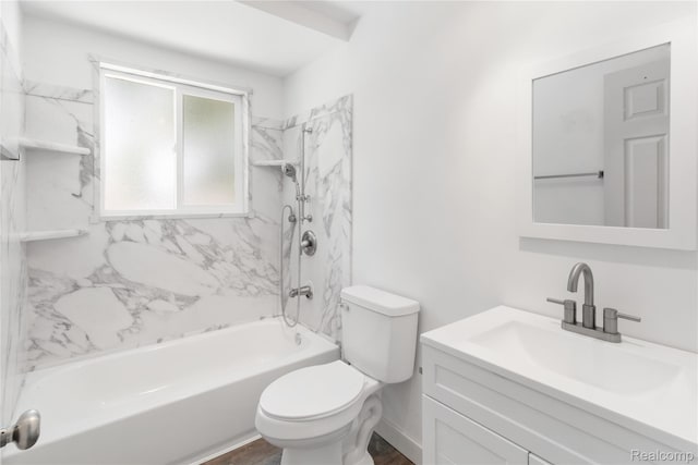 3166 Highland Blvd, Highland, MI 48356 - bathroom featuring washtub / shower combination and vanity