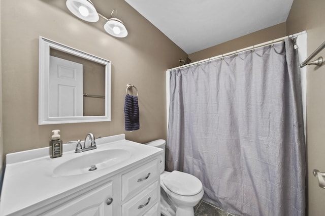 14715 Allman Rd, Concord, MI 49237 - bathroom with vanity and curtained shower