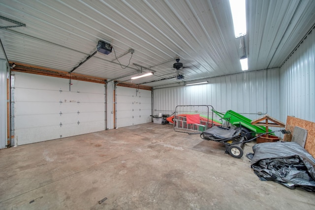 14715 Allman Rd, Concord, MI 49237 - garage with a garage door opener