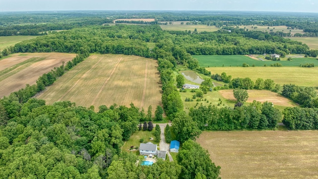 14715 Allman Rd, Concord, MI 49237 - aerial view of sparsely populated area with extensive farmland
