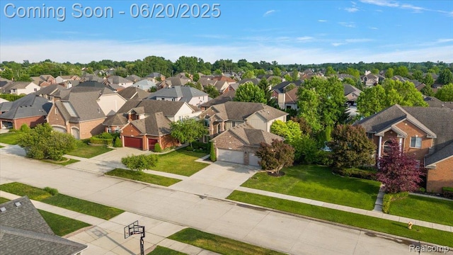 18852 Newbridge Dr, Macomb, MI 48044 - aerial view of residential area