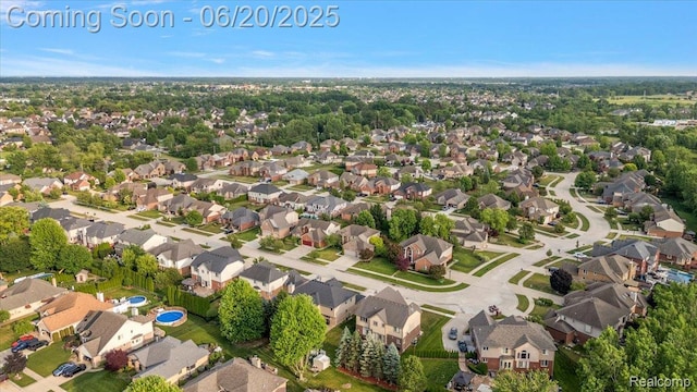 18852 Newbridge Dr, Macomb, MI 48044 - aerial view of residential area