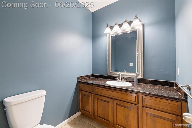 18852 Newbridge Dr, Macomb, MI 48044 - bathroom featuring vanity and tile patterned floors
