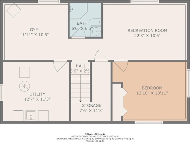 1910 Hall St SE, Grand Rapids, MI 49506 - view of floor plan / room layout