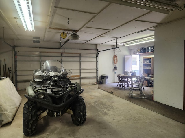 1593 W Centerline Rd, Baldwin, MI 49304 - garage with a garage door opener