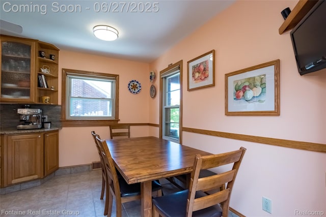 21626 Oconnor St, Saint Clair Shores, MI 48080 - dining area featuring light tile patterned floors
