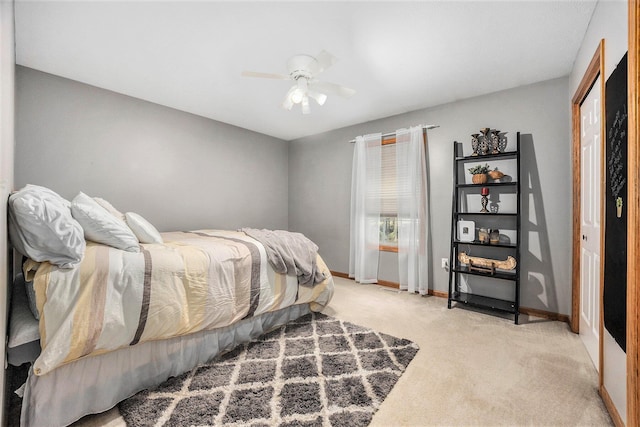 3700 Mapledge Ct NE, Cedar Springs, MI 49319 - bedroom with light carpet and ceiling fan