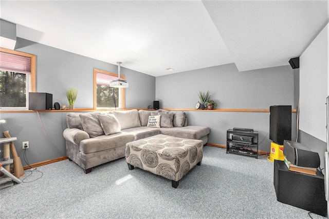 3700 Mapledge Ct NE, Cedar Springs, MI 49319 - carpeted living area featuring baseboards