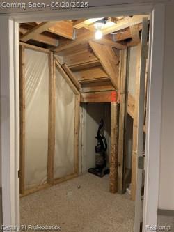 6850 Deerhurst Dr, Westland, MI 48185 - view of unfinished attic