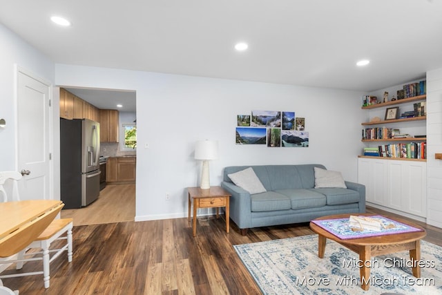 10829 26th Ave NW, Grand Rapids, MI 49534 - living area featuring wood finished floors and recessed lighting