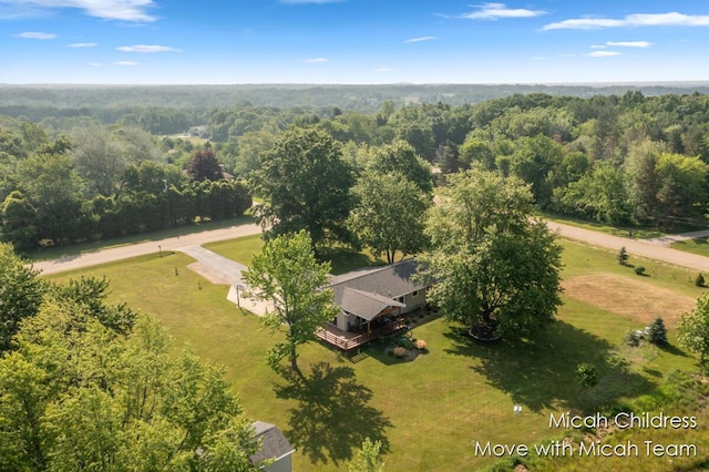 10829 26th Ave NW, Grand Rapids, MI 49534 - view from above of property with a heavily wooded area