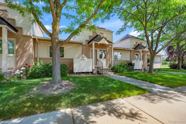 29680 Olympia Ct, Farmington Hills, MI 48336 - view of front of property with a front yard