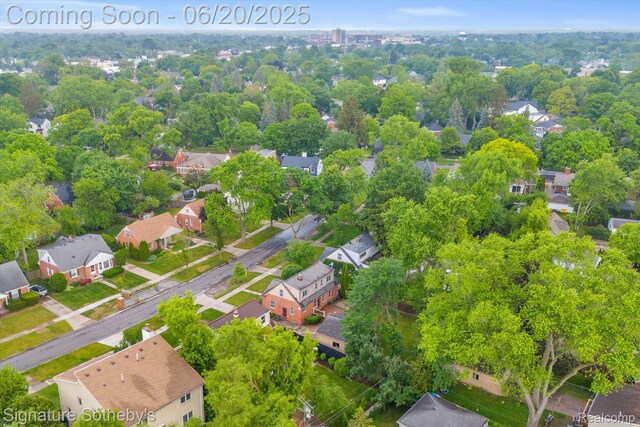 1717 Penistone St, Lake Orion, MI 48009 - aerial perspective of suburban area