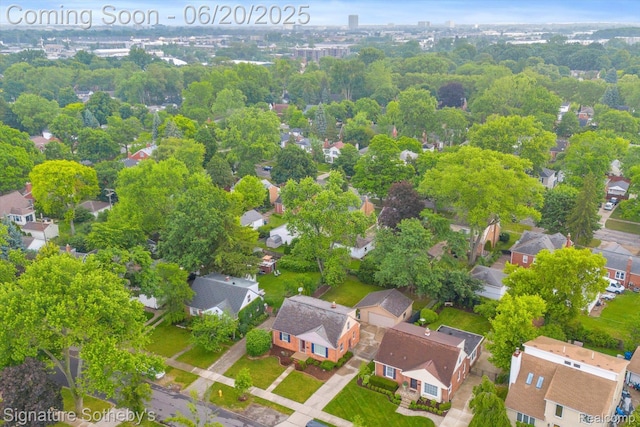 1717 Penistone St, Lake Orion, MI 48009 - aerial perspective of suburban area