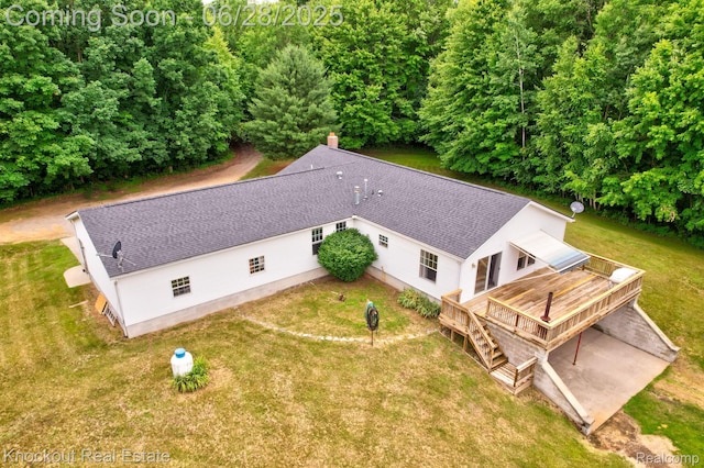 6275 Caine Rd, Vassar, MI 48768 - aerial view of property and surrounding area
